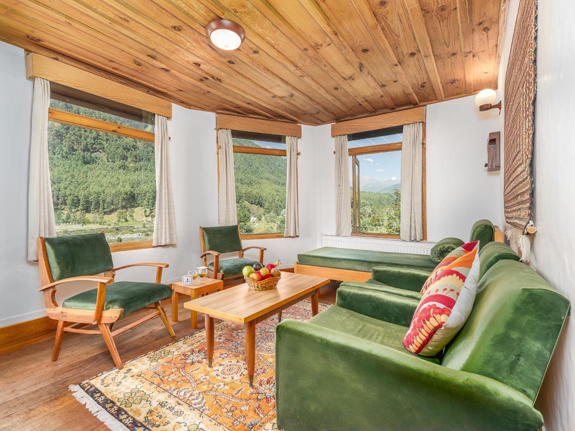 в Pahalgam — 100 кв. м., спальни: 1, собственных ванных: 1 Экстерьер фото